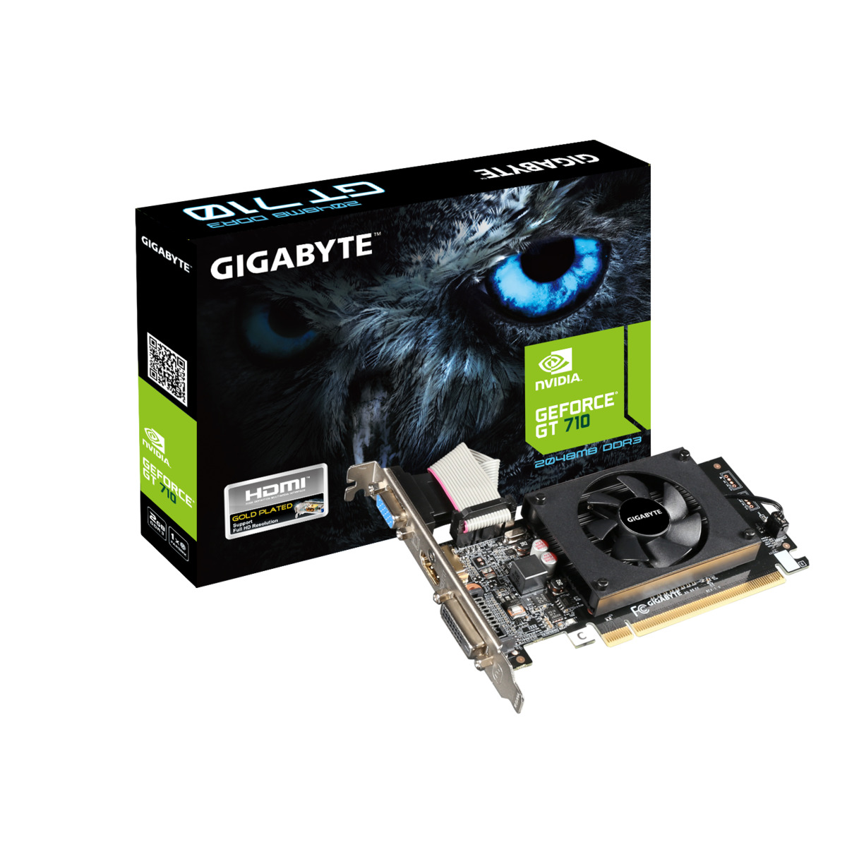 Видеокарта GIGABYTE GeForce GT 710 2G (GV-N710D3-2GL 2.0)