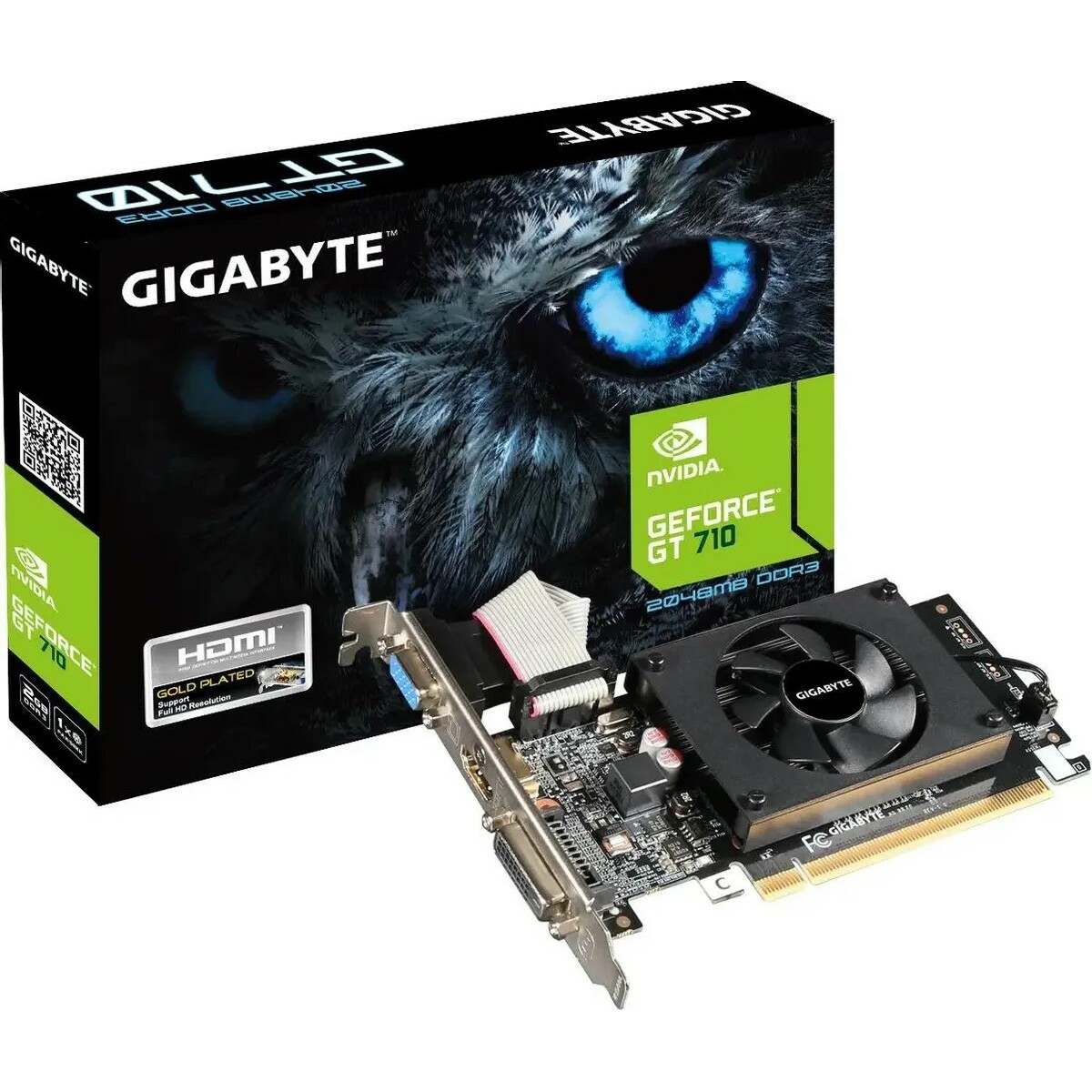 Видеокарта GIGABYTE GeForce GT 710 2G (GV-N710D3-2GL 2.0)