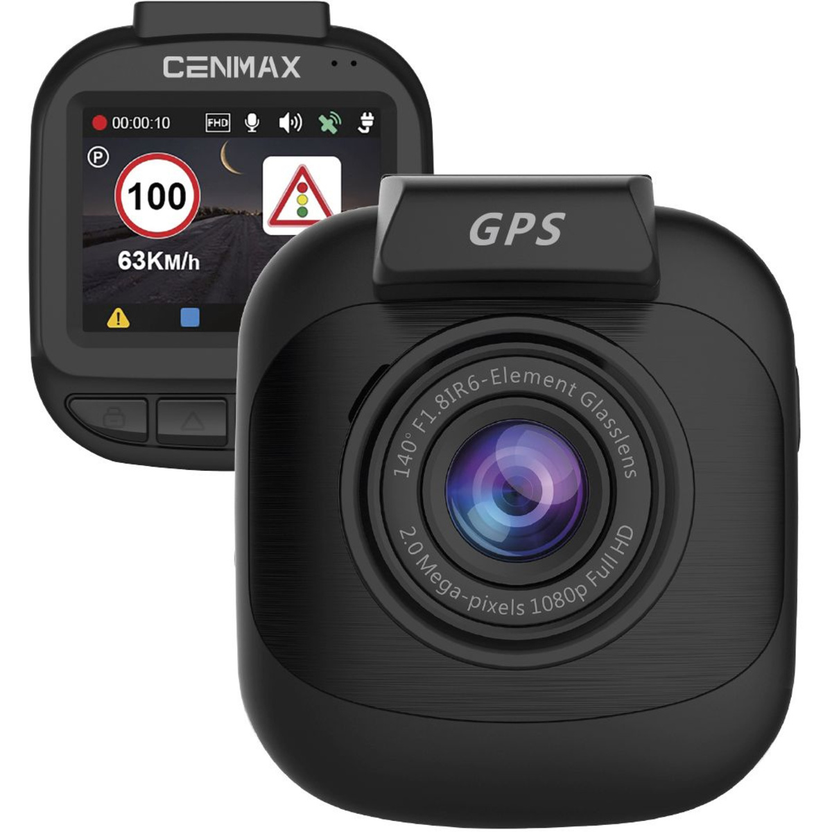 Видеорегистратор Cenmax FHD-650 (Цвет: Black)