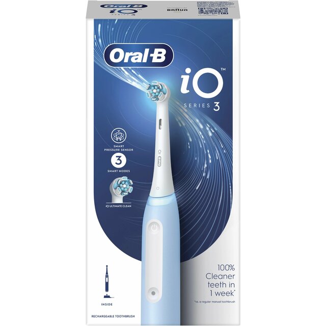 Зубная щетка электрическая Oral-B iO_S3_Ice Blue (Цвет: Blue)