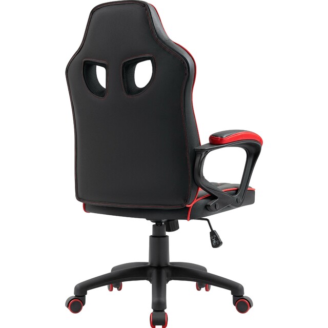 Кресло игровое Defender Saga (Цвет: Black/Red)