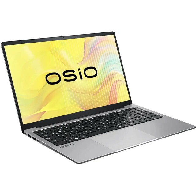Ноутбук Osio FocusLine F150a-004 (AMD Ryzen 5 5560U 2.3Ghz/16Gb DDR4/SSD 512Gb/AMD Radeon Graphics/15.6 /IPS/FHD (1920x1080)/Windows 11 Home/gray/WiFi/BT/Cam)
