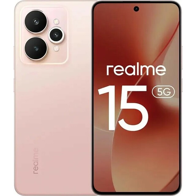 Смартфон realme 15 12 / 512Gb (Цвет: Pink Silk)