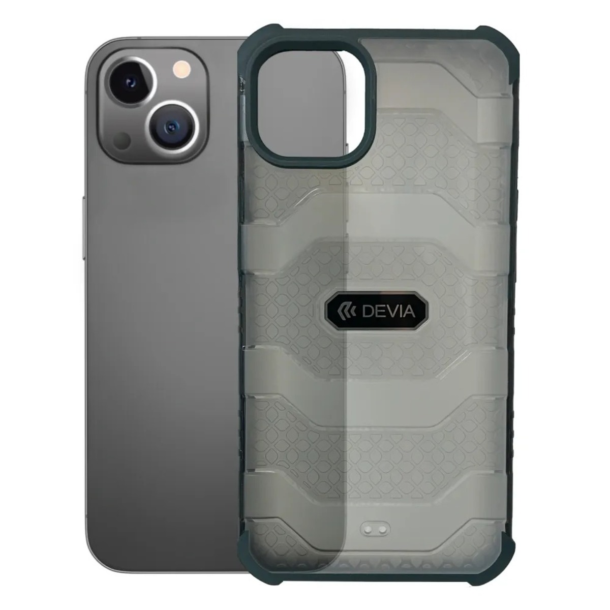 Чехол противоударный Devia Vanguard Series Shockproof Case для iPhone 13 (Цвет: Army Green)(355516)