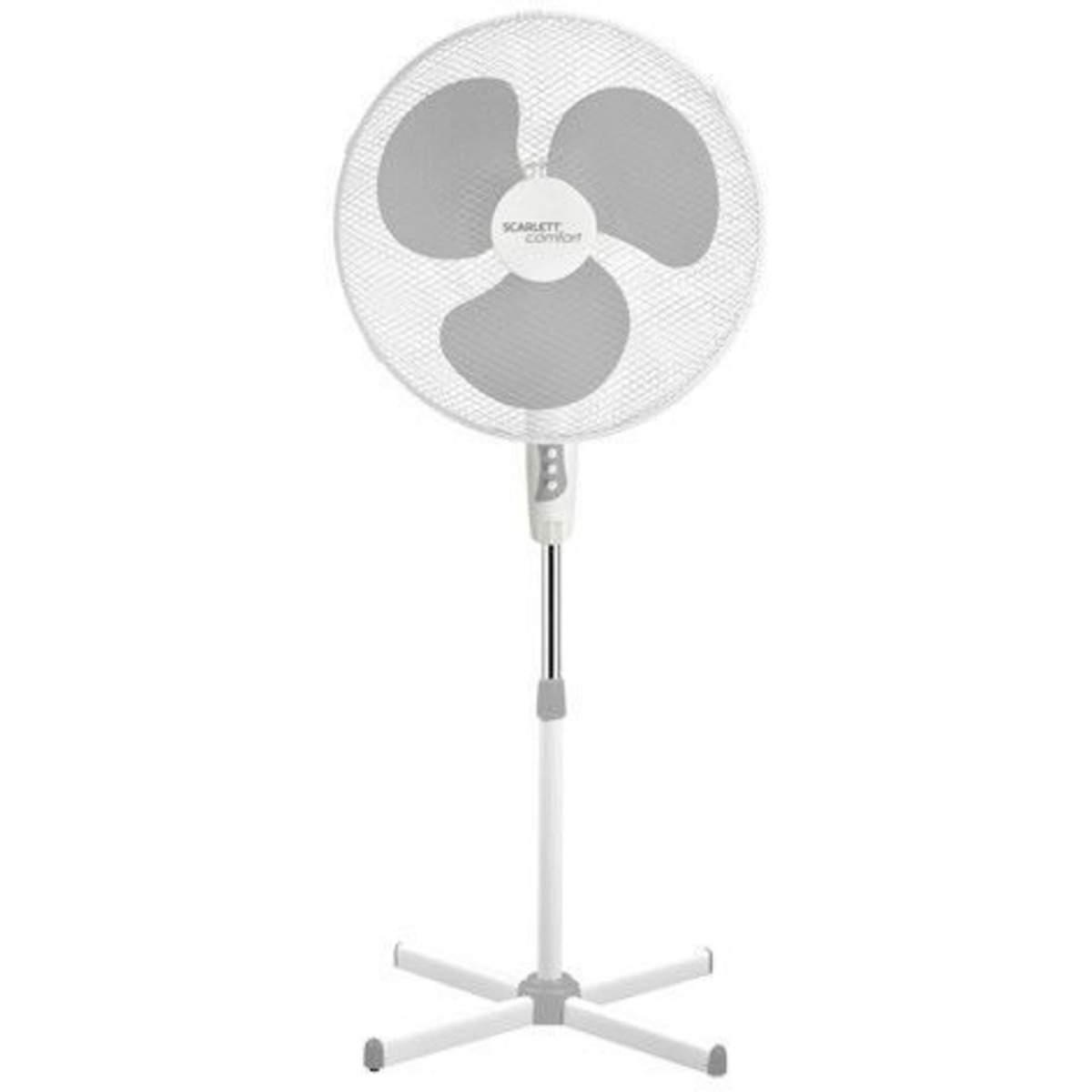 Вентилятор напольный Scarlett SC-SF111B27 (Цвет: Gray / White)