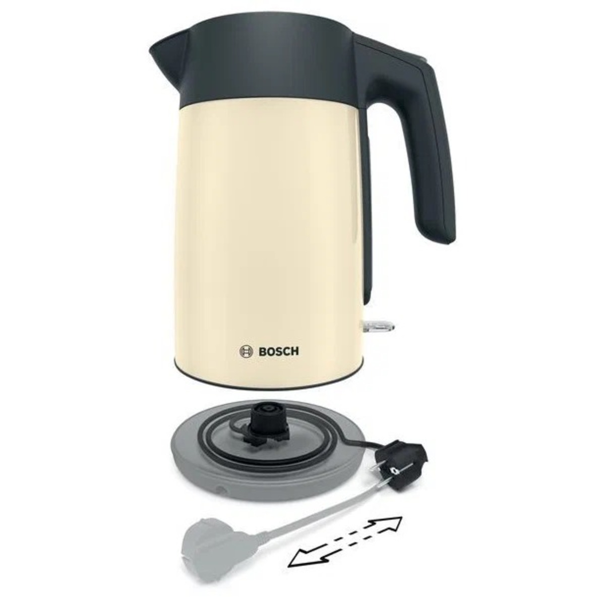 Чайник электрический Bosch TWK7L467 (Цвет: Beige)