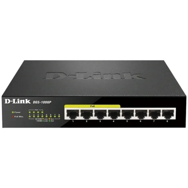 Коммутатор D-Link DGS-1018P DGS-1018P / B1A Коммутатор D-Link DGS-1018P DGS-1018P / B1A
