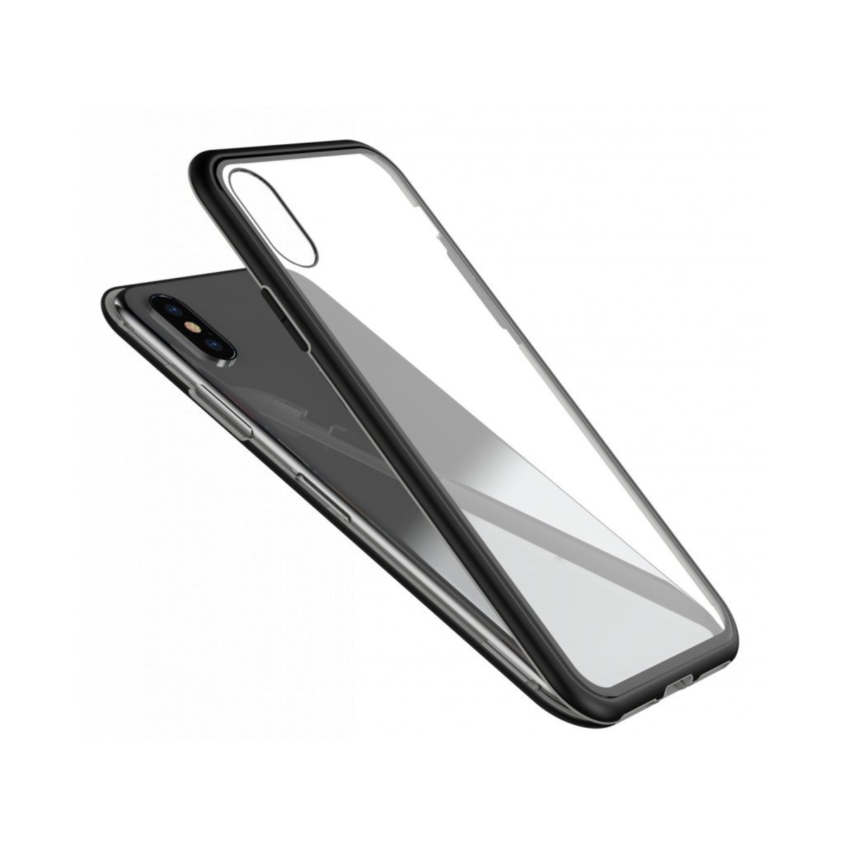 Чехол-накладка Devia Attract Magnetic case для смартфона iPhone X / XS, черный