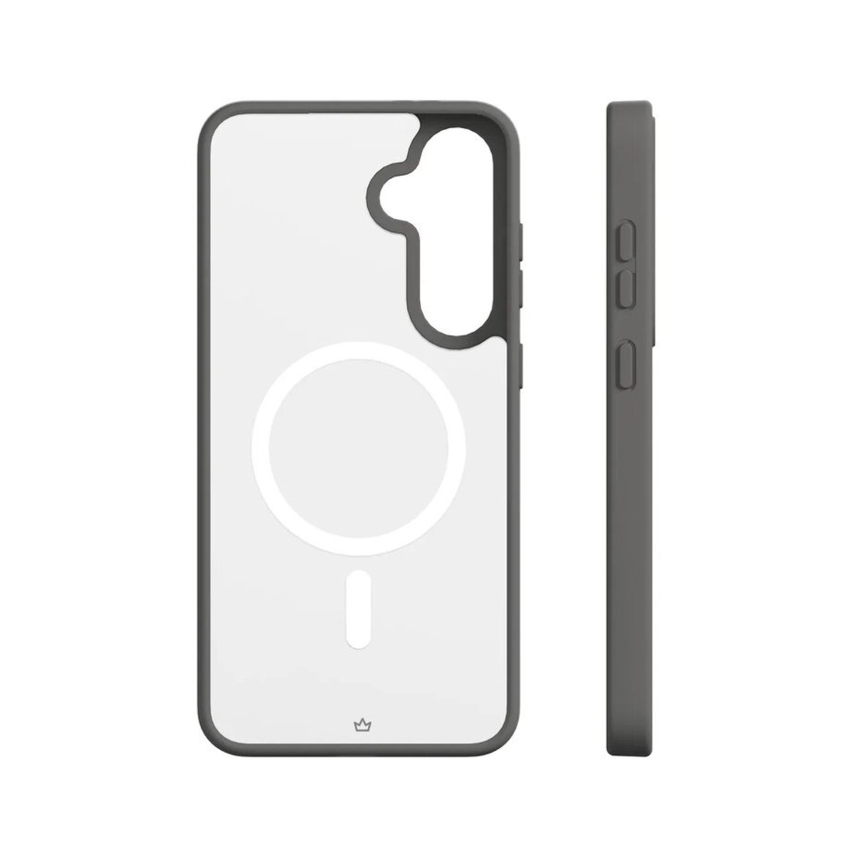 Чехол-накладка VLP Moon Сase MagSafe для Samsung S24 FE (Цвет: Grey)