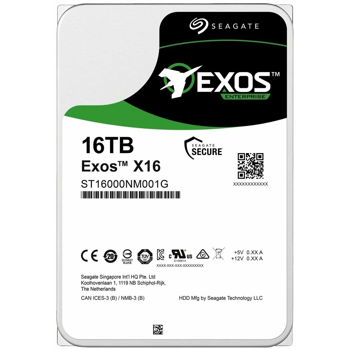 Жесткий диск Seagate SATA-III 16Tb ST16000NM001G