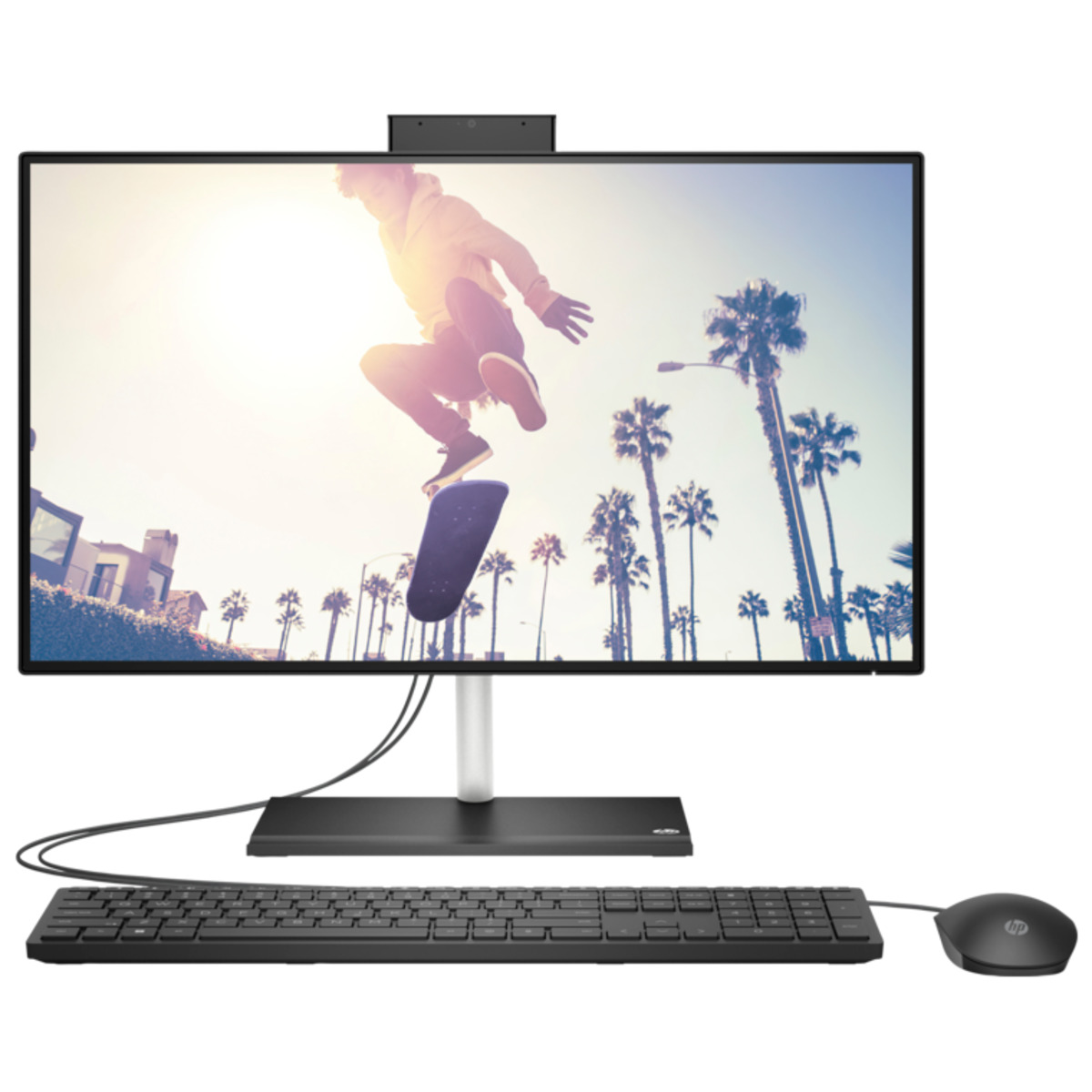 Моноблок HP 24-cb1026nh 6V340EA (Core i5-1235U 1.3 ГГц / 8Gb / SSD512GB / Iris Xe Graphics / 24