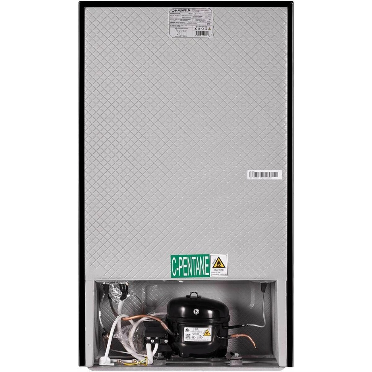 Холодильник Maunfeld MFF83RB, черный