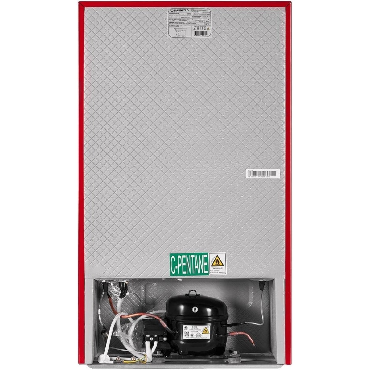 Холодильник Maunfeld MFF83RR (Цвет: Red)