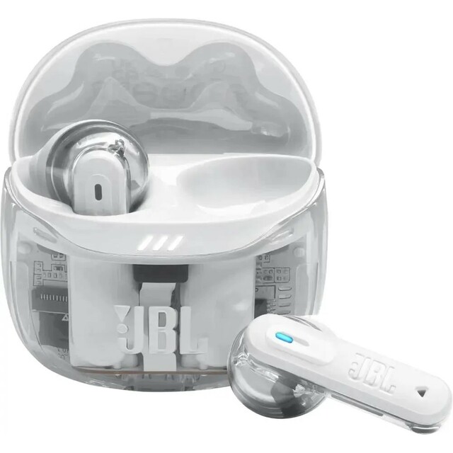 Наушники JBL Tune Flex 2 Ghost Edition, белый