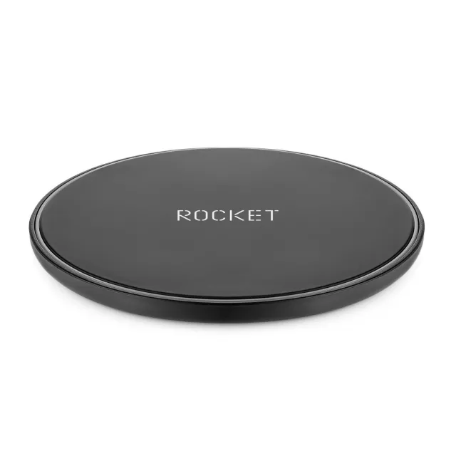 Беспроводное зарядное устройство Rocket Wireless Charger с быстрой зарядкой 15W, черный