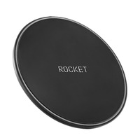 Беспроводное зарядное устройство Rocket Wireless Charger с быстрой зарядкой 15W, черный