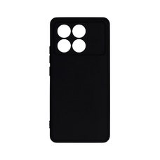Чехол-накладка Borasco Silicone Case для смартфона Xiaomi Poco X6 Pro, черный