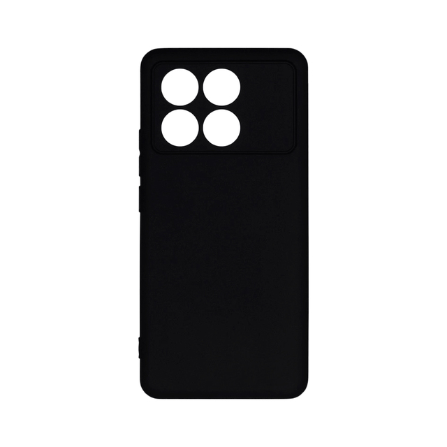Чехол-накладка Borasco Silicone Case для смартфона Xiaomi Poco X6 Pro, черный