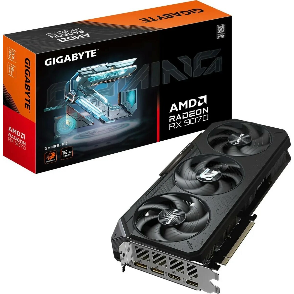 Видеокарта Gigabyte Radeon RX 9070 GAMING 16G (GV-R9070GAMING-16GD)