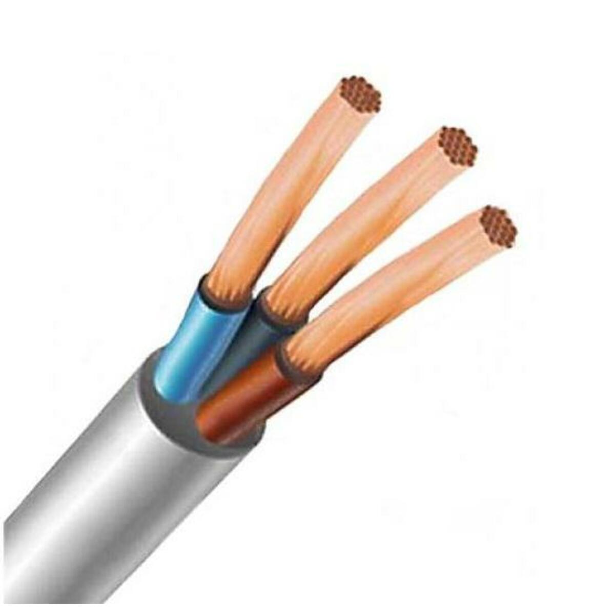 Провод ПВС 3х1 Ч 380В (уп.100м) ЭЛЕКТРОКАБЕЛЬ НН