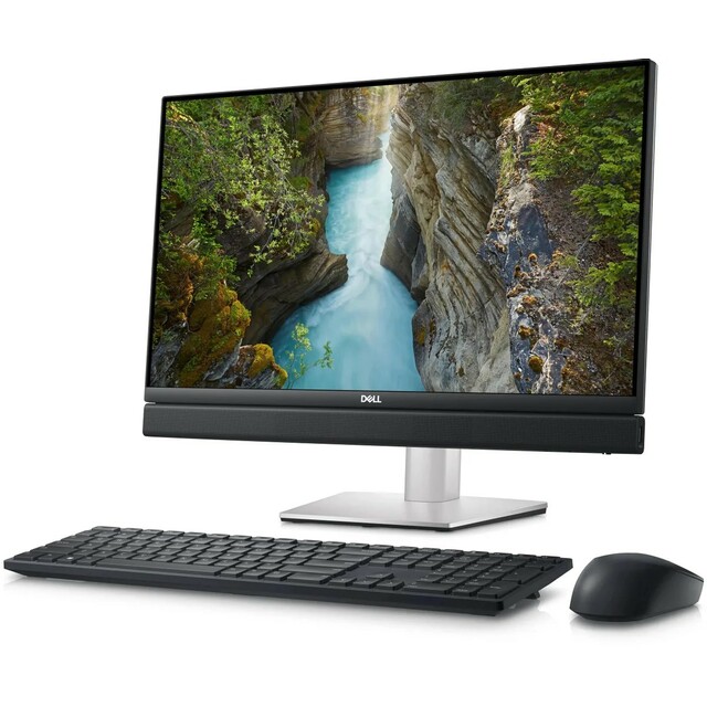 Моноблок Dell Optiplex 7410 Plus (Intel Core i7 13700 1.5Ghz/16Gb DDR5/SSD 512Gb/Intel UHD Graphics 770/23.8 /FHD (1920x1080)/keyboard+mouse/silver/WiFi/BT/Cam)