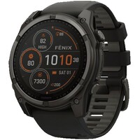Умные часы Garmin Fenix 8 51mm Solar Sapphire (Цвет: Titanium Carbon Gray)