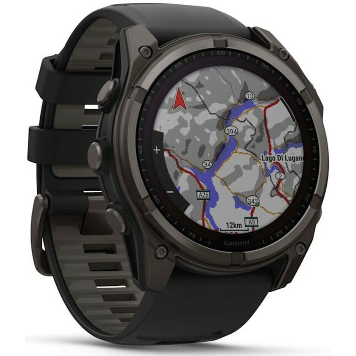 Умные часы Garmin Fenix 8 Sapphire Solar 51mm (Цвет: Titanium Carbon Gray)