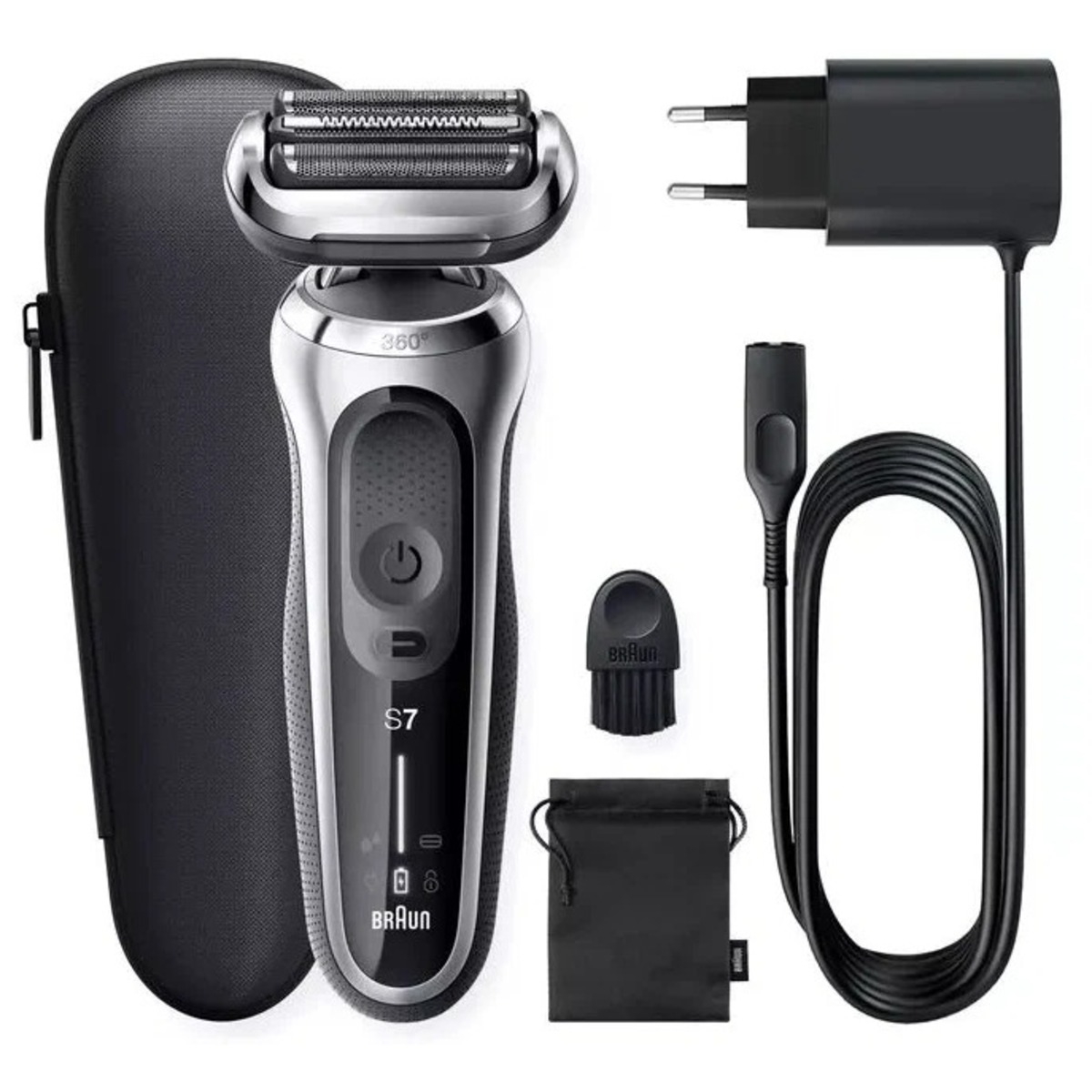 Бритва сетчатая Braun Series 7 71-S1000s (Цвет: Silver / Black)