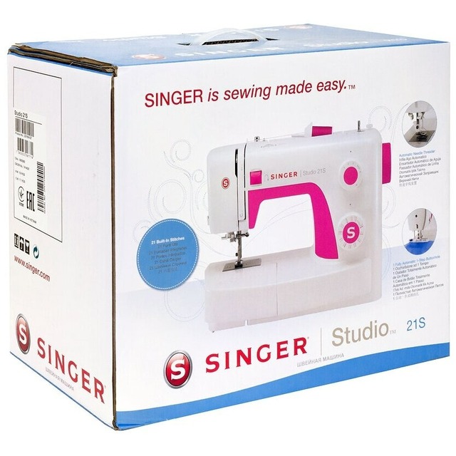 Швейная машина Singer Studio 21S (Цвет: White/Pink)