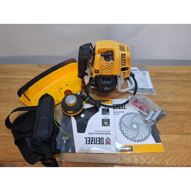 Триммер бензиновый Denzel DTL-31-4T (2-коробки) (Цвет: Yellow)