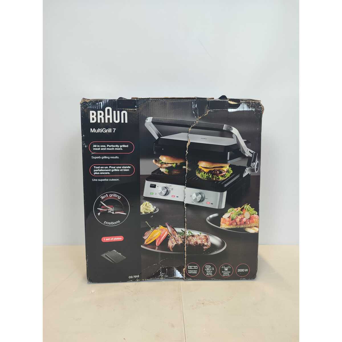 Электрогриль Braun CG7010 (Цвет: Silver / Black)