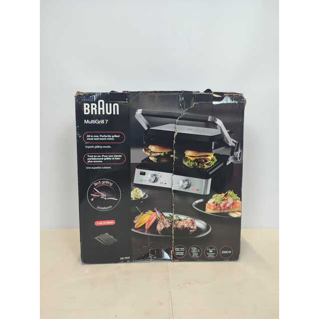 Электрогриль Braun CG7010 (Цвет: Silver / Black) Электрогриль Braun CG7010 (Цвет: Silver / Black)