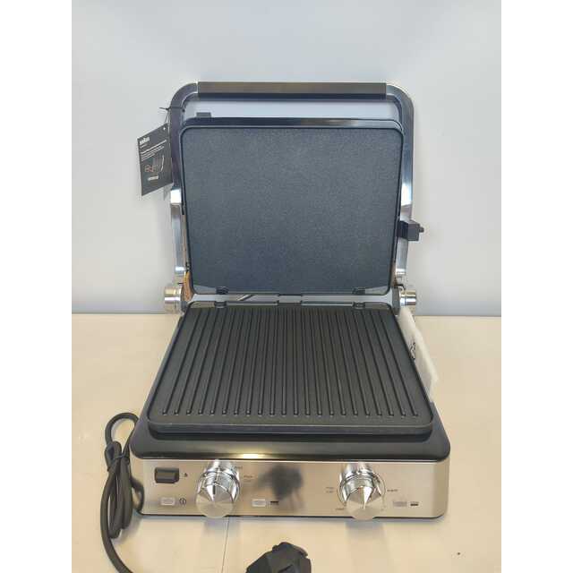 Электрогриль Braun CG7010 (Цвет: Silver / Black) Электрогриль Braun CG7010 (Цвет: Silver / Black)