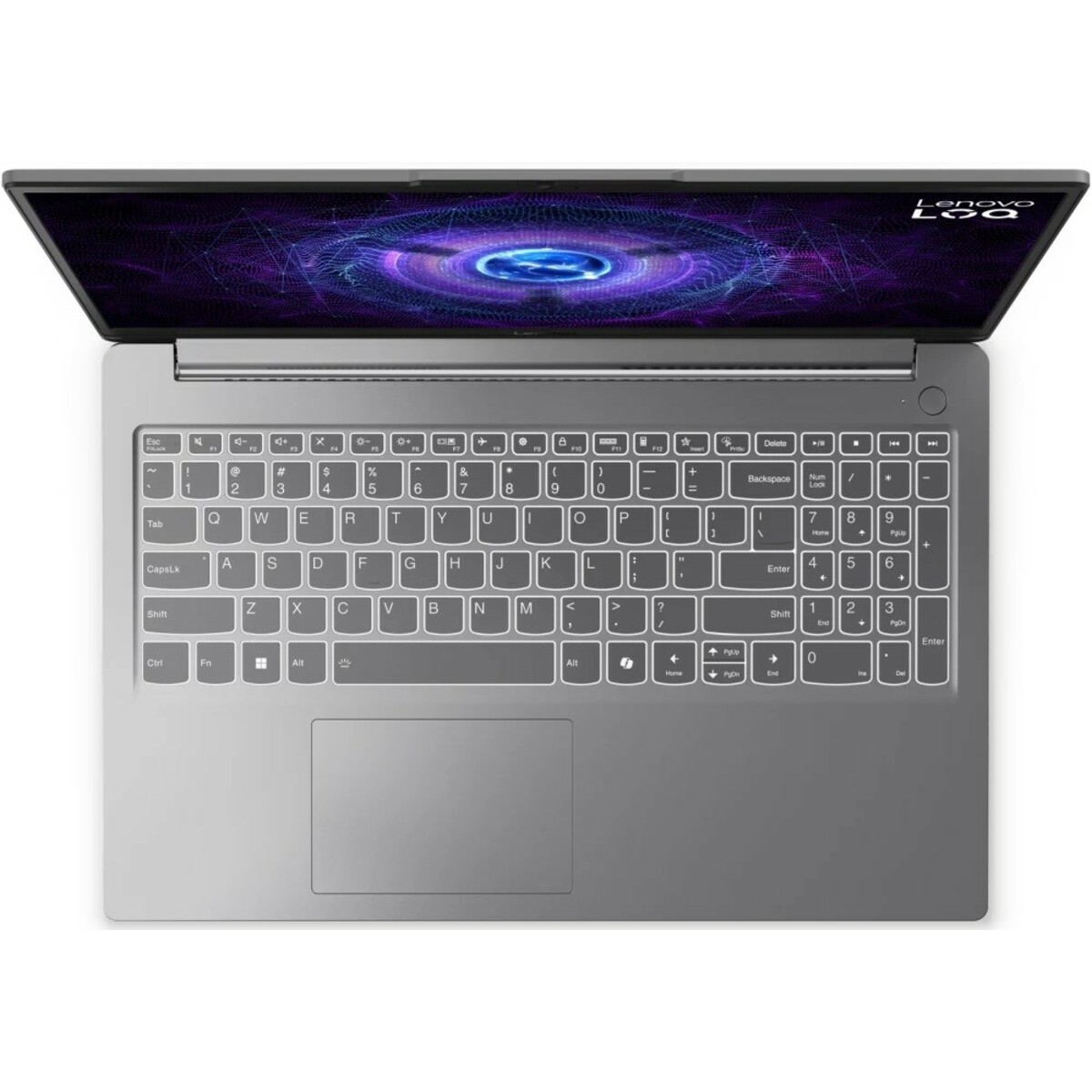 Ноутбук Lenovo LOQ 15IAX9E (Core i5 12450HX 2.4Ghz / 16Gb DDR5 / SSD512Gb / NVIDIA GeForce RTX 3050 6Gb / NoOS / Gray) (83LK0043RK)