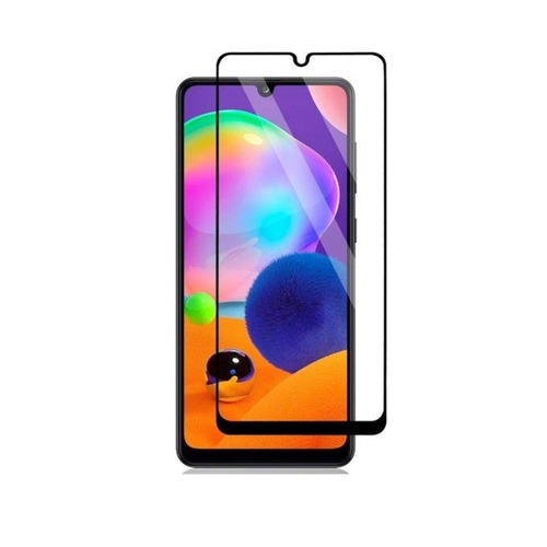 Защитное стекло 3D Full Glue Tempered для смартфона Samsung Galaxy A32 (Цвет: Black)