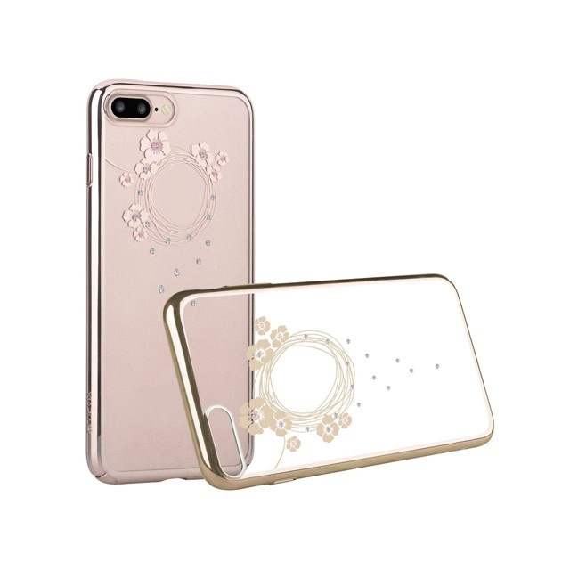Чехол-накладка Devia Crystal Garland для смартфона iPhone 7 Plus/8 Plus (Цвет: Champagne Gold)