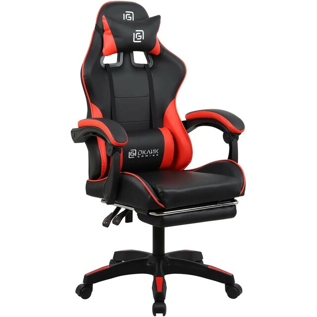 Кресло игровое Oklick Camper (Цвет: Black / Red)