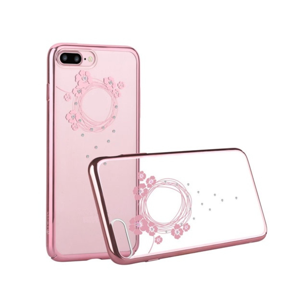 Чехол-накладка Devia Crystal Garland для смартфона iPhone 7 Plus/8 Plus (Цвет: Rose Gold)