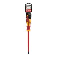 Отвертка шлицевая EKF Master SL6.5x150 мм 1000В sl-6.5-150-mas-in (Цвет: Red)