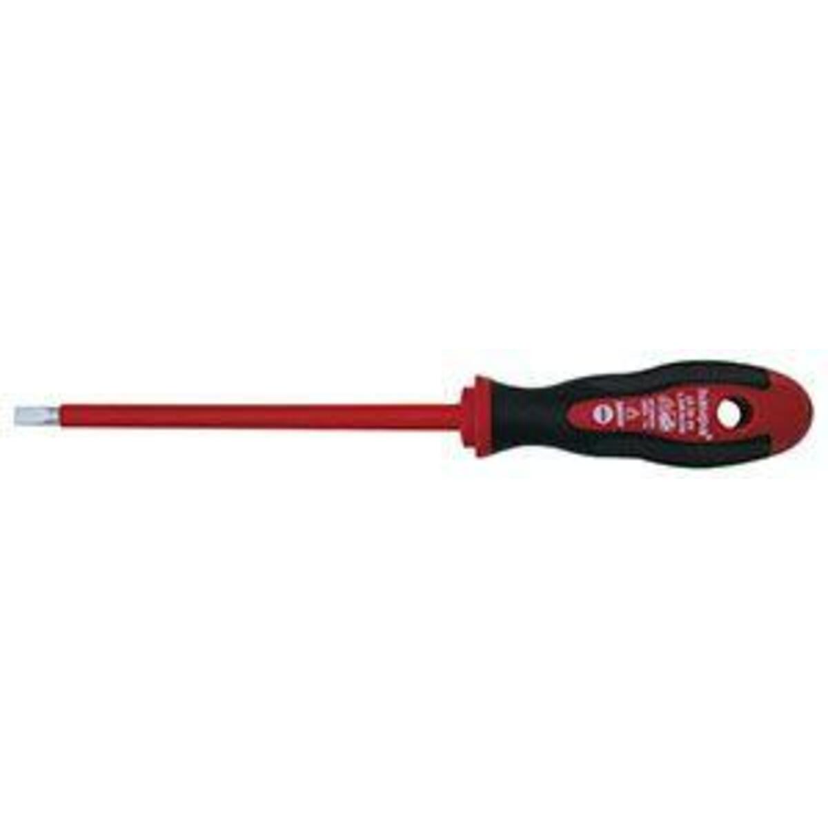 Отвертка двухкомпонентная шлицевая VDE HAUPA 101914 (Цвет: Red/Black)
