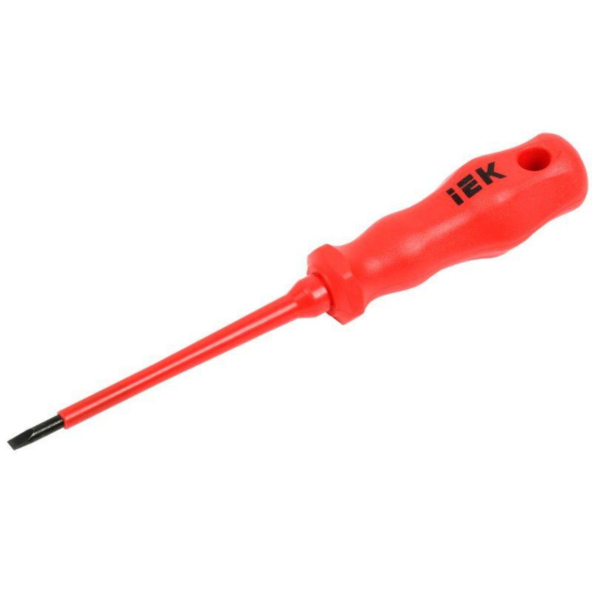 Отвертка шлицевая Profi 4.0х100мм 1000В IEK TSC-3SL-4100 (Цвет: Red)