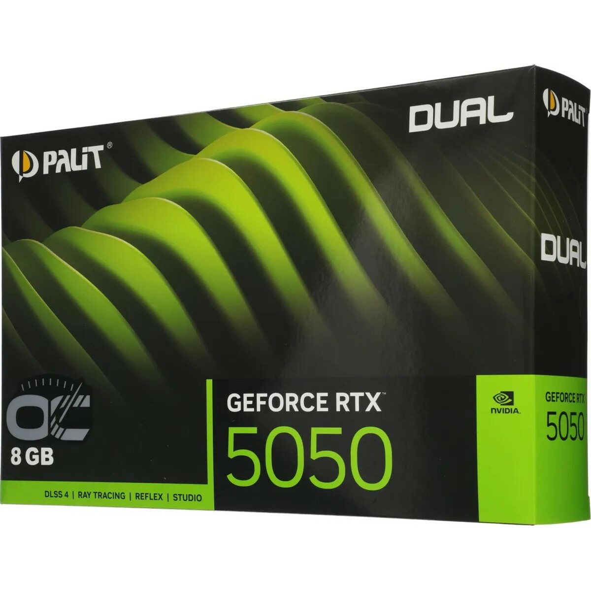 Видеокарта Palit GeForce RTX 5050 DUAL OC 8Gb (NE65050S19P1-GB2070D)