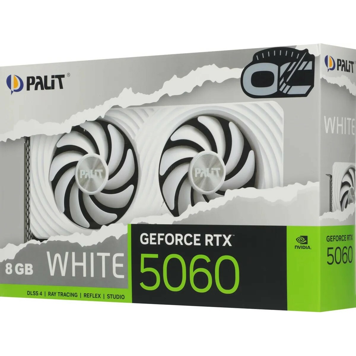 Видеокарта Palit GeForce RTX 5060 WHITE OC 8Gb (NE75060U19P1-GB2063M)