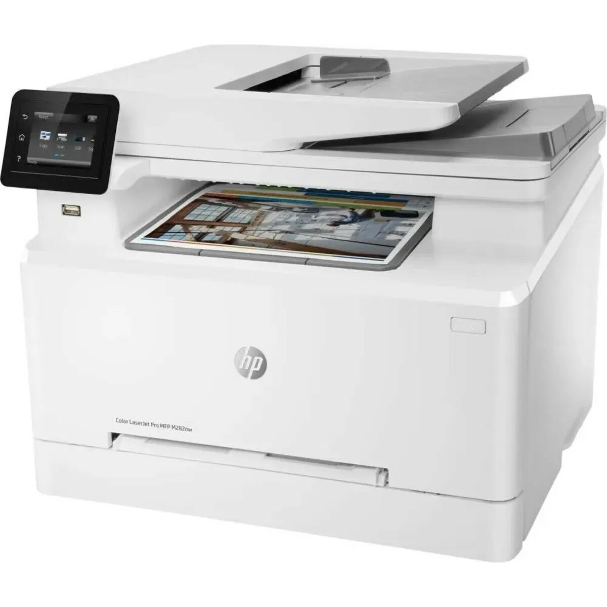 МФУ лазерный HP Color LaserJet Pro M282nw (7KW72A), белый