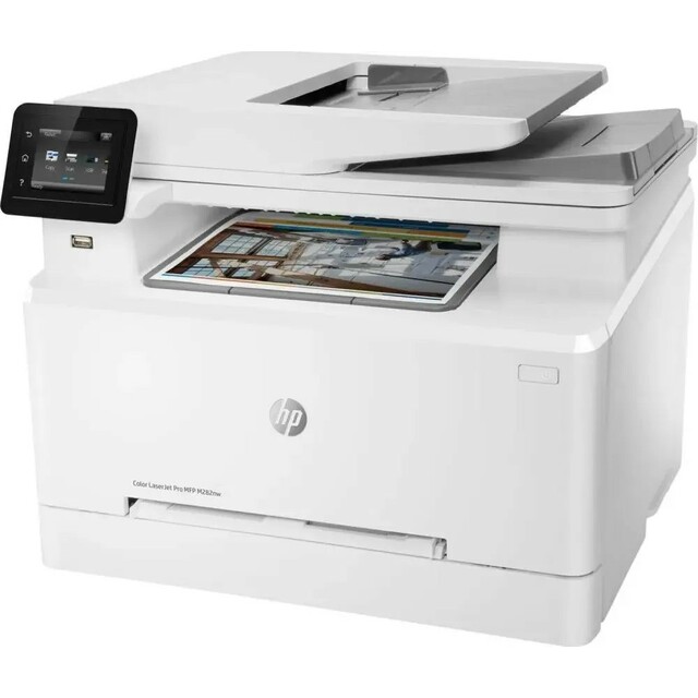 МФУ лазерный HP Color LaserJet Pro M282nw (7KW72A), белый