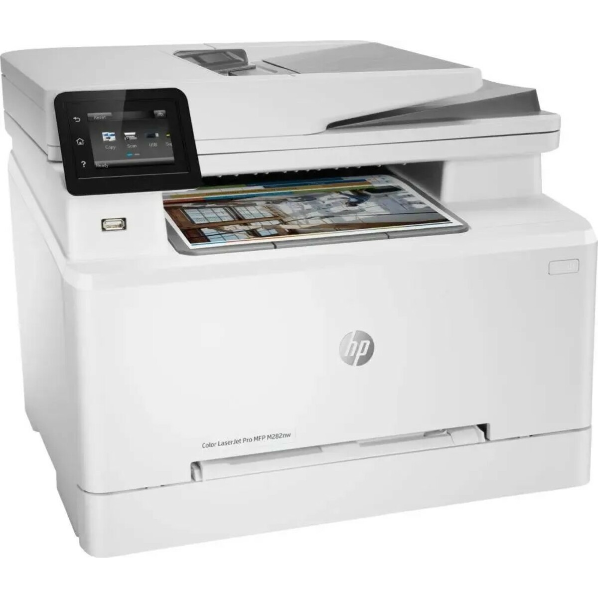 МФУ лазерный HP Color LaserJet Pro M282nw (7KW72A), белый