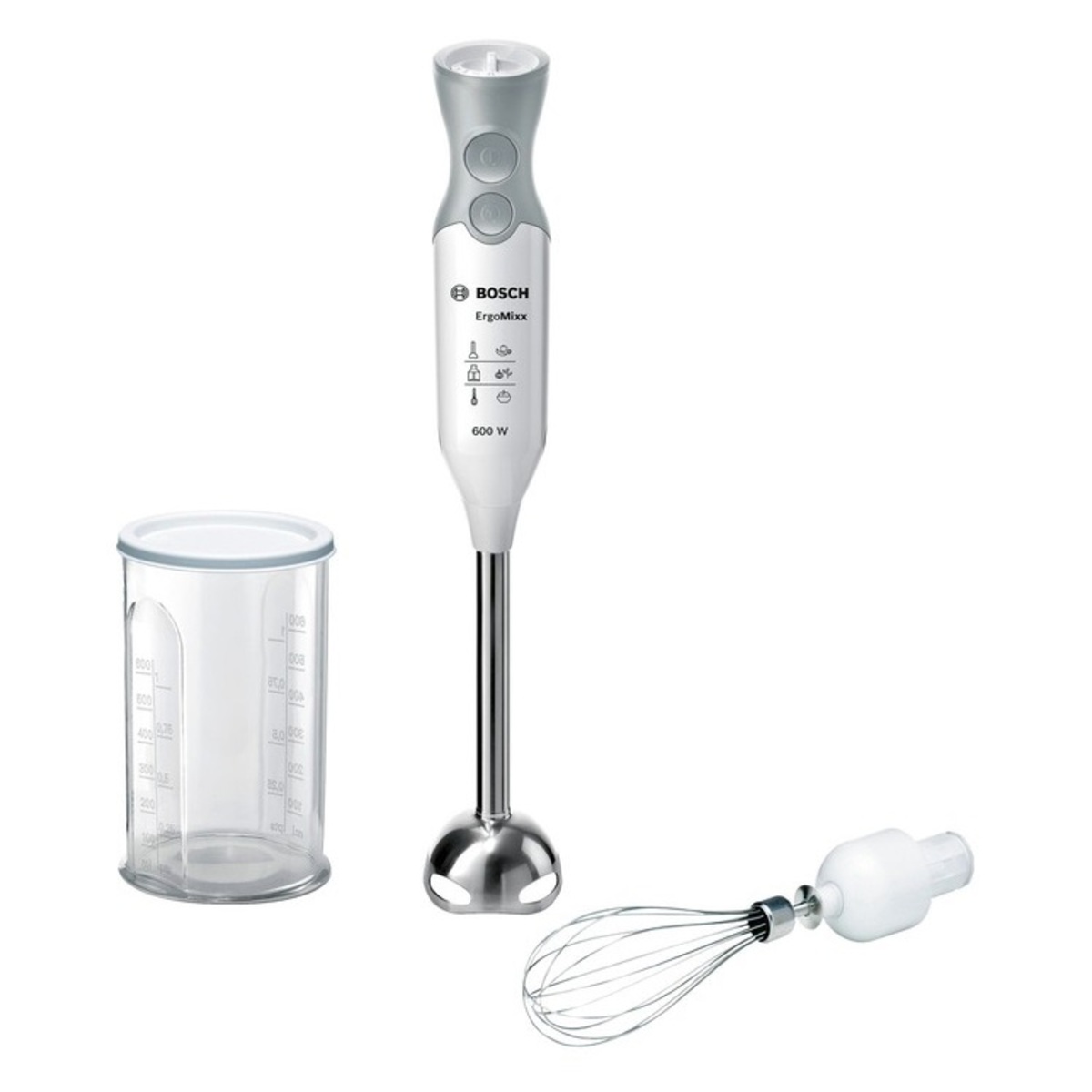 Блендер погружной Bosch ErgoMixx MSM66130 (Цвет: White / Gray)