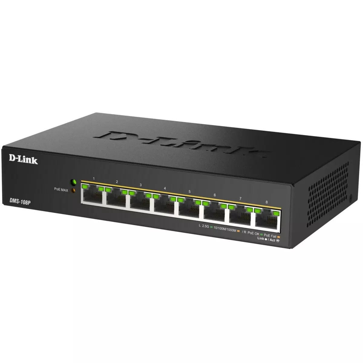 Коммутатор D-Link DMS-108P/A1A