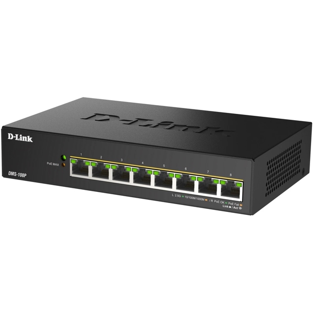 Коммутатор D-Link DMS-108P / A1A Коммутатор D-Link DMS-108P / A1A