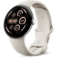 Умные часы Google Pixel Watch 3 45mm (Цвет: Silver/Porcelain)